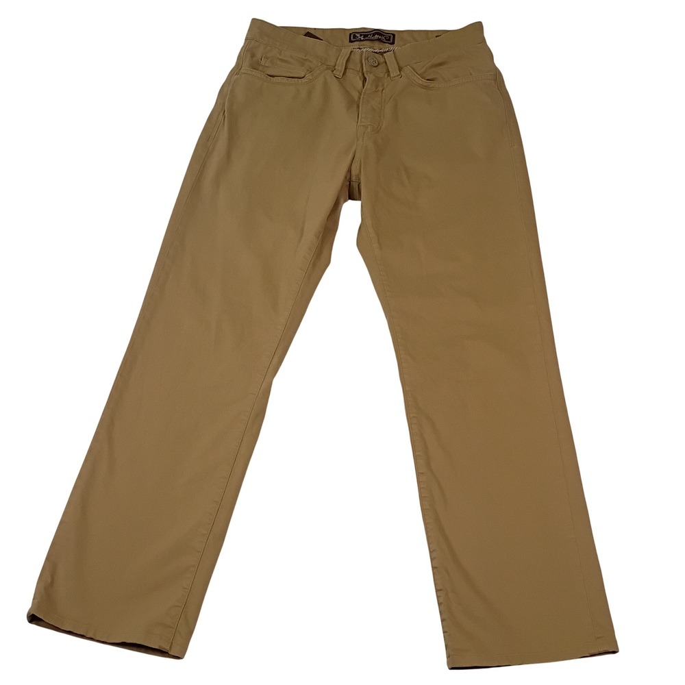 34 Heritage Charisma Comfort Rise Classic Khaki Tan Pants Mens 32x34 FIT 31X31